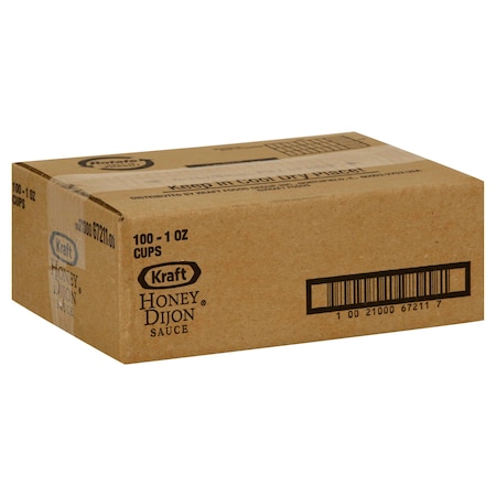 Kraft Kraft Honey Dijon Sauce 1 oz. Plastic Cup, PK100 10021000672117